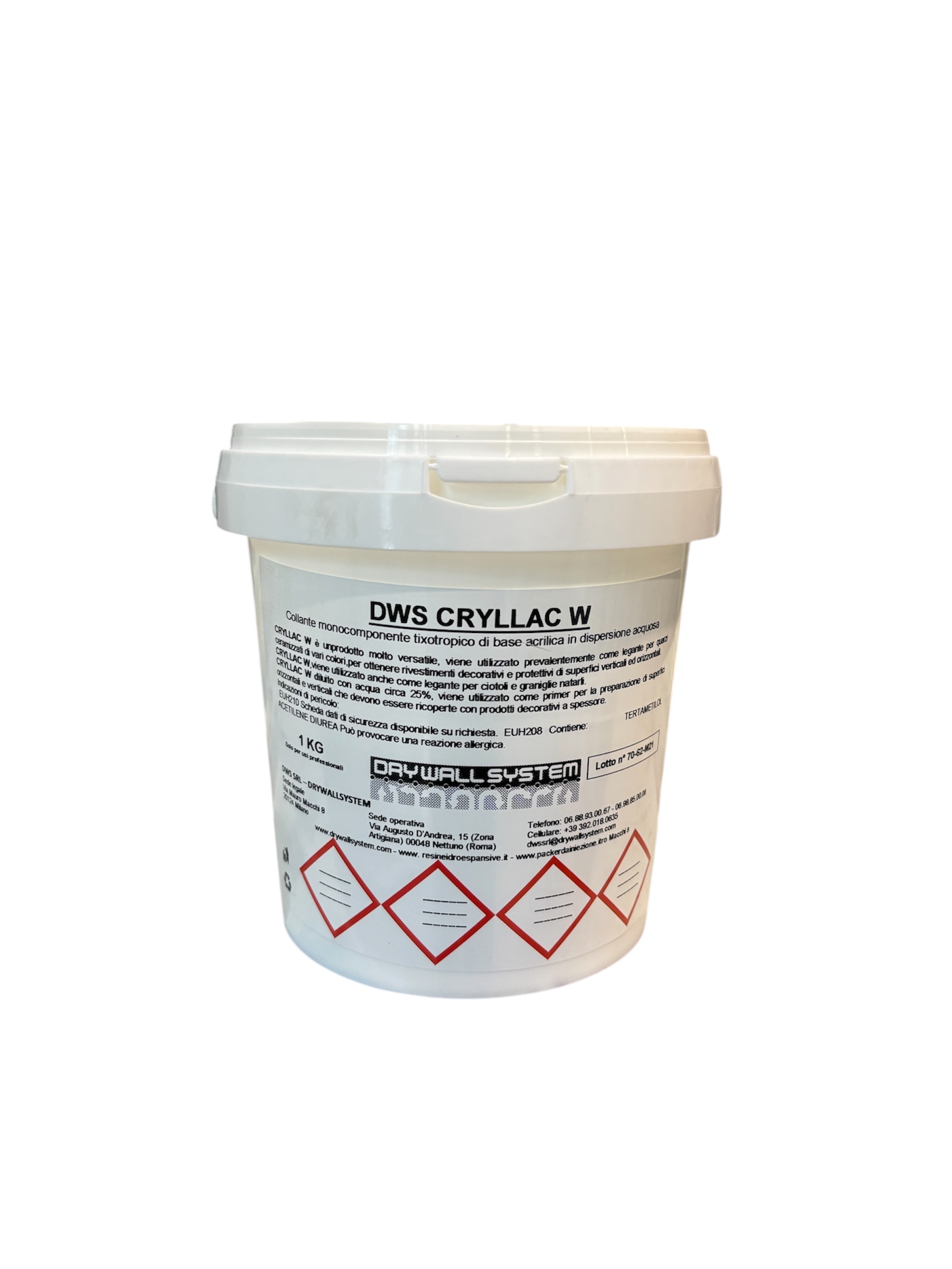 Fissativo Ghiaia CRYLLAC W 1-5-15 Kg | Collante Sassolini Graniglia | Stabilizza - immagine 3